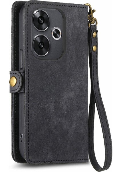 Xiaomi Poco F6 Basit Iş Için Flip Case Kapak Deri Kılıf (Yurt Dışından) modelleri