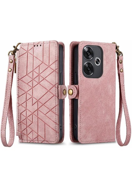 Xiaomi Poco F6 Basit Iş Için Flip Case Kapak Deri Kılıf (Yurt Dışından)
