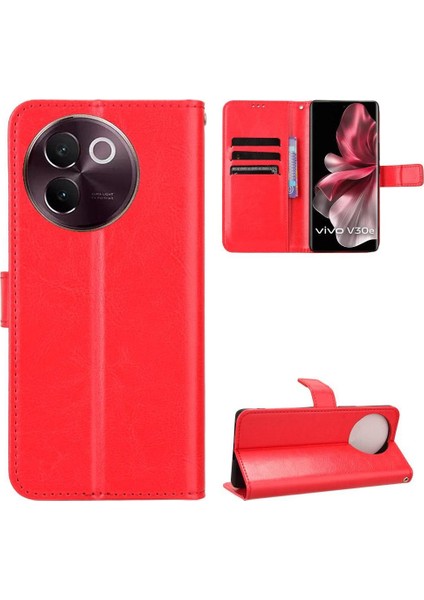 Vıvo V40 Lite 5g Için Kılıf Cüzdan Manyetik Kapak Çevirin Kart Tutucu (Yurt Dışından)