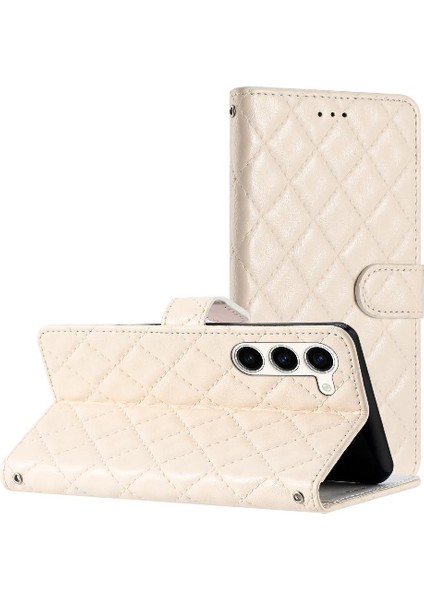 Samsung Galaxy S24 Için Flip Case Pu Deri Cüzdan Tpu Darbeye Kart (Yurt Dışından)