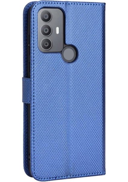 Tcl 30 Se Kart Tutucu Manyetik Cüzdan Kickstand Kapak Için Kılıf (Yurt Dışından)