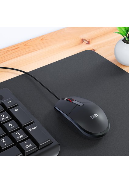 K3 2000 Dpı Kablolu Optik Mouse Siyah