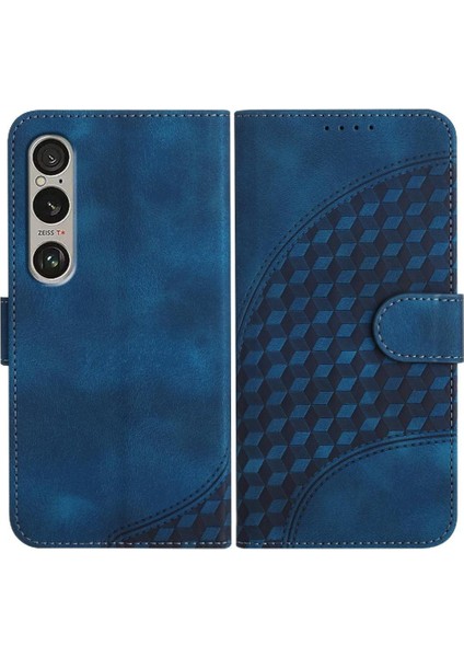 Sony Xperia 1VI 2024 Için Flip Case Darbeye Deri Kılıf Manyetik Kart (Yurt Dışından)