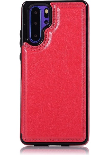 Huawei P30 Pro Kart Yuvaları Için Cüzdan Kılıf Kickstand Çift Manyetik Toka (Yurt Dışından) indirimleri