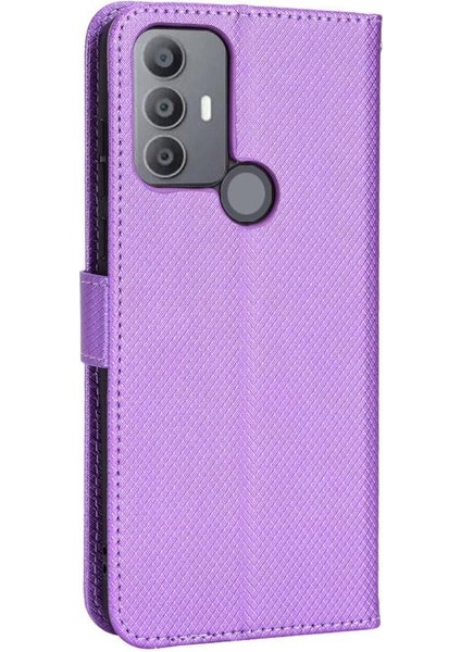 Tcl 30 Se Kart Tutucu Manyetik Cüzdan Kickstand Kapak Için Kılıf (Yurt Dışından)