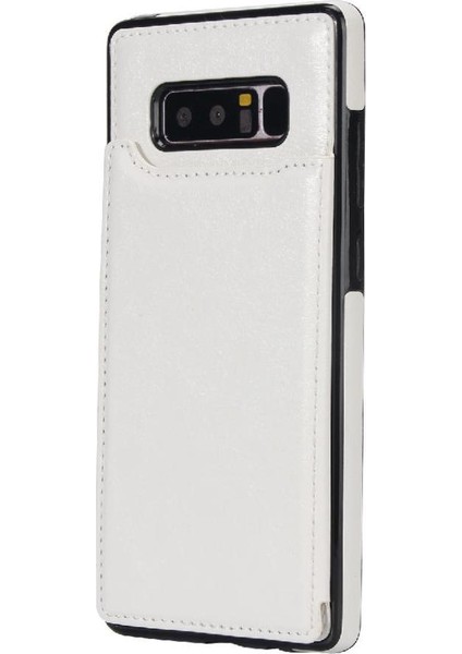 Samsung Galaxy Note8 Kickstand Kart Yuvaları ile Pu Deri Cüzdan Kılıf (Yurt Dışından)