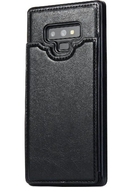 Kart Tutucu Kickstand ile Samsung Galaxy Note9 Pu Deri Için Cüzdan Kılıf (Yurt Dışından)