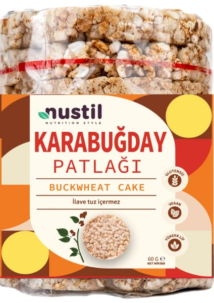 Glutensiz Karabuğday Patlağı 60G