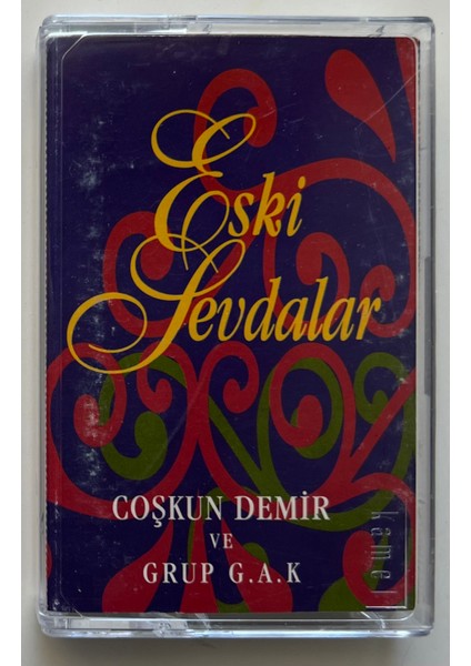 Coşkun Gak ve Grup Gak Eski Sevdalar Kaset (Orjnal Dönem Baskı Kaset)