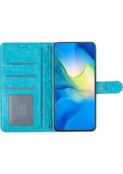 YH Mall Samsung Galaxy A73 5g Kickstand Tpu Darbeye Pu Deri Için Flip Case (Yurt Dışından)