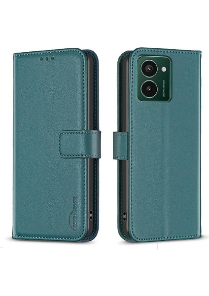Hmd Darbe Iş Deri Çanta Çoklu Kart Yuvası Cüzdan Için Flip Case (Yurt Dışından)