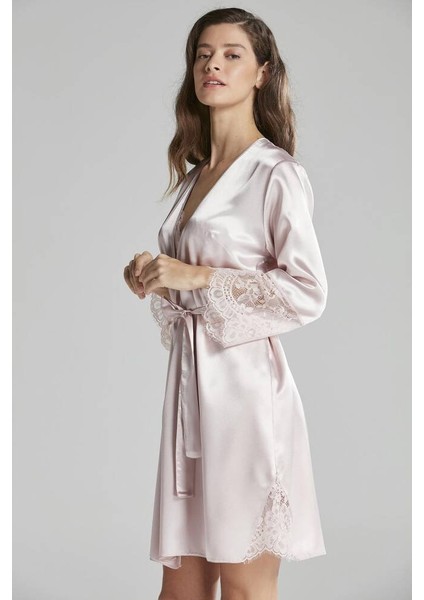 Efsane Store - Pierre Cardin Saten Gecelik Sabahlık Pijama Takım Şort Takım 6'lı Gelin Çeyiz Seti - 6015 modelleri