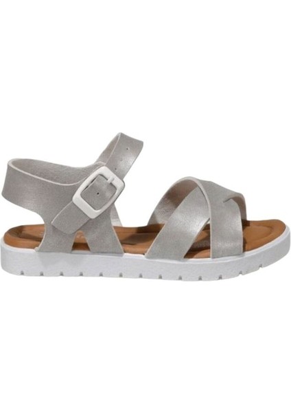 Gümüş Unisex Çocuk Sandalet fiyatları