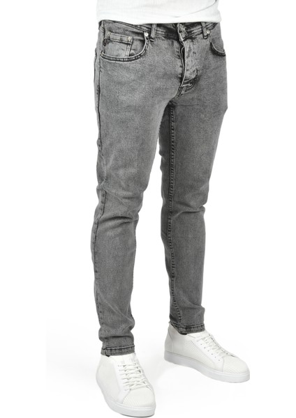 Lazerli Skinny Fit Likralı Jean Kot Pantolon 2407366