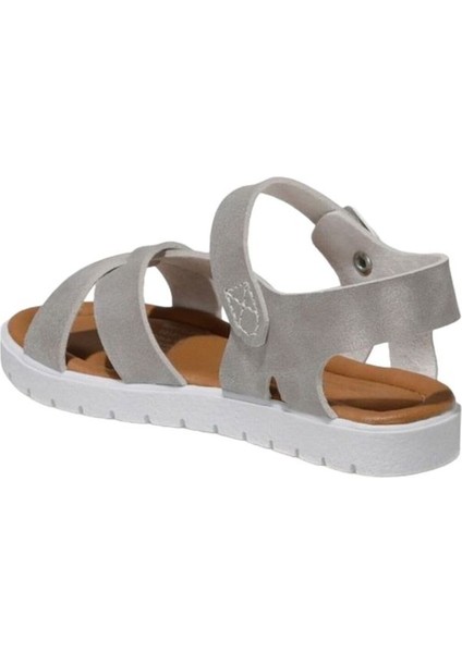 Gümüş Unisex Çocuk Sandalet modelleri