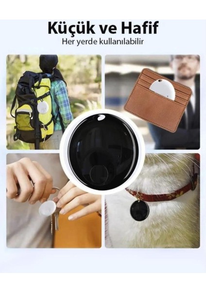 N Tag Takip Cihazı Apple My Find Uyumlu Siyah