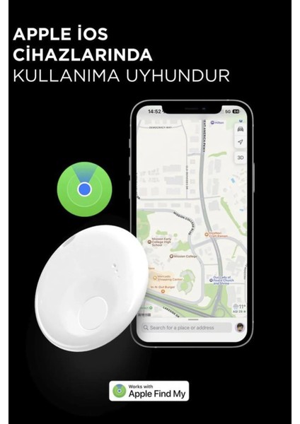 N Tag Beyaz Takip Cihazı Apple My Find Uyumlu fiyatları