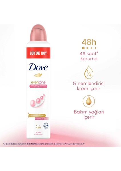 Kadın Sprey Deodorant Eventone Kalendula Özü Büyük Boy 200 ml x1 Adet