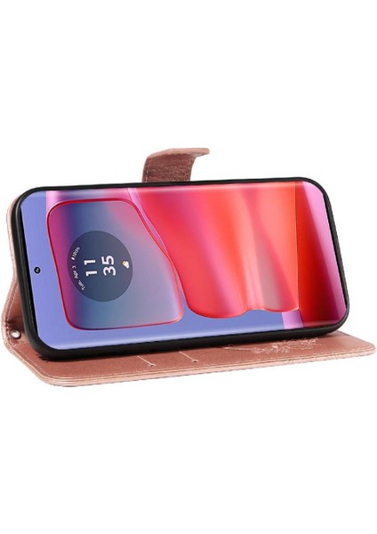 Motorola Kenar 50 Pro 5g Yüksek Kalite Deri Kredi ile Flip Case (Yurt Dışından) indirimleri