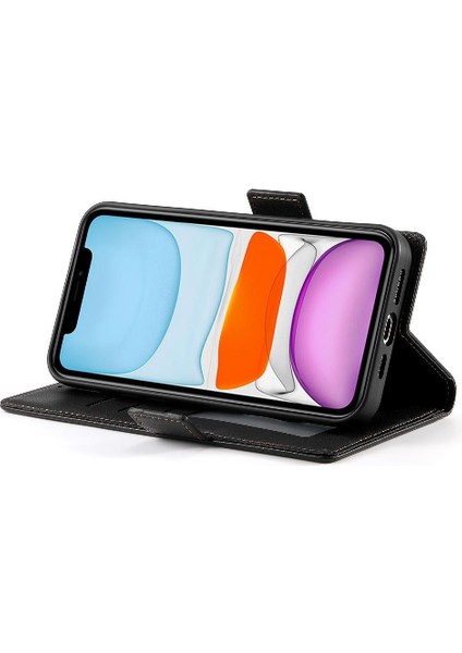 IPhone 11 Iş Cüzdan Günlük Kullanım Için Flip Case Kart Yuvaları Flip (Yurt Dışından) fırsatları