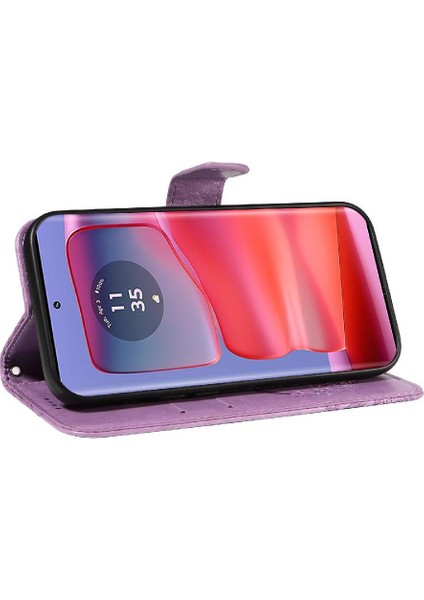 Motorola Kenar 50 Pro 5g Yüksek Kalite Deri Kredi ile Flip Case (Yurt Dışından) fırsatları