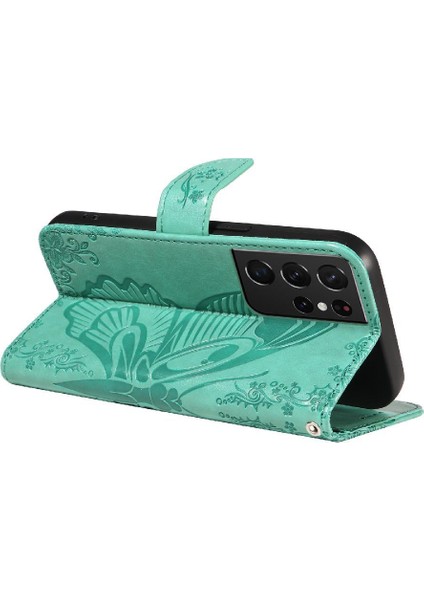 Samsung Galaxy S21 Için Flip Case Ultra Ayrılabilir El Kayışı Kabartmalı Yüksek (Yurt Dışından) indirimleri