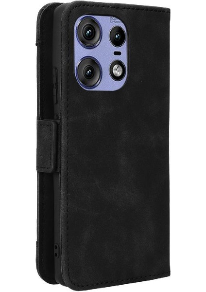 Motorola Kenar 50 Pro 5g Deri Cüzdan Kapak Manyetik Kapatma Için Kılıf (Yurt Dışından)