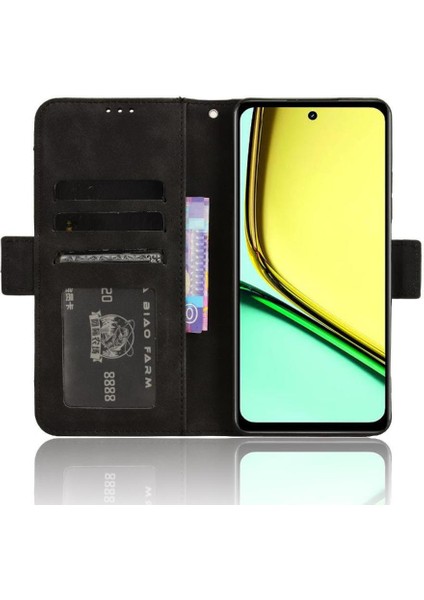 Realme 12 Lite 4g Için Kılıf Ayarlanabilir Ayrılabilir Kart Tutucu Manyetik (Yurt Dışından)