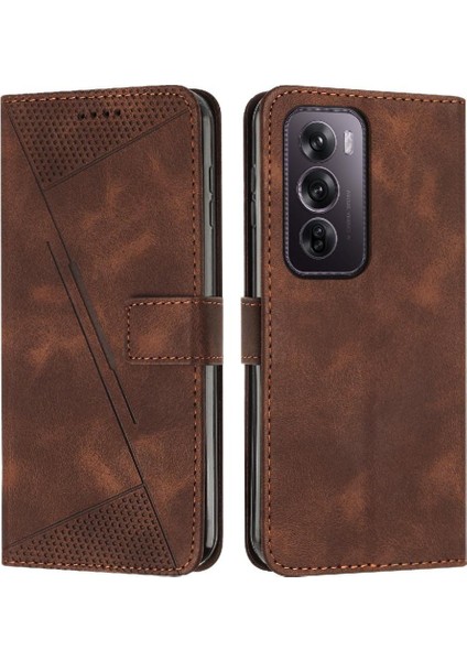 Oppo Oppo 12 Pro 5g Için Flip Case Cüzdan Kart Ekleme Pu Deri (Yurt Dışından)