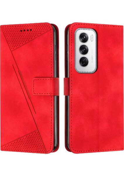 Oppo Oppo 12 5g Kart Ekleme Kickstand Pu Deri Cüzdan Için Flip Case (Yurt Dışından)