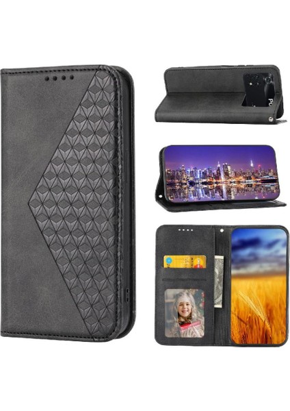 Xiaomi Poco X4 Pro 5g Eşkenar Dörtgen Şekli Için Flip Case Günlük Kullanım Cüzdan Standı (Yurt Dışından) fiyatları