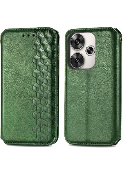 Xiaomi Poco F6 Moda Tasarım Cüzdan Fonksiyonu Için Flip Case Deri Kılıf (Yurt Dışından)