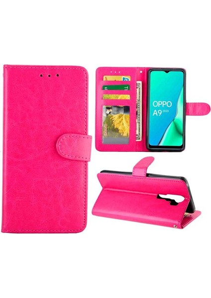 Oppo A5 Için Flip Case 2020/OPPO A9 2020 Kart Tutucu Manyetik Kapatma Pu (Yurt Dışından) modelleri