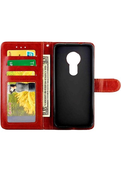 Nokia 7.2 Kart Tutucu Manyetik Kapatma Darbeye Pu Deri Için Flip Case (Yurt Dışından) fırsatları