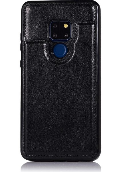 BDT Boutique Cüzdan Kılıf Huawei Mate 20 Kart Yuvaları Için Kickstand Pu Deri Çift (Yurt Dışından)