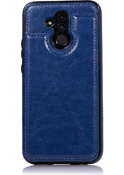 Cüzdan Kılıf Huawei Mate 20 Lite Için Kickstand Pu Deri Kart Yuvaları Çift (Yurt Dışından) fırsatları