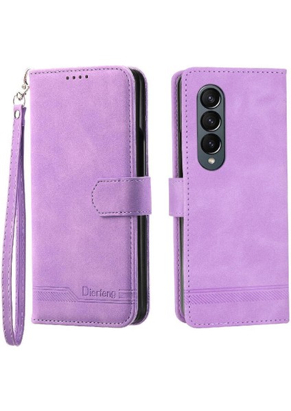 Samsung Galaxy Z Için Flip Case Fold 4 Premium Kart Yuvaları Nakit Cep (Yurt Dışından)