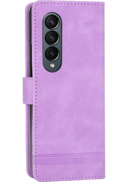 Samsung Galaxy Z Için Flip Case Fold 4 Premium Kart Yuvaları Nakit Cep (Yurt Dışından)