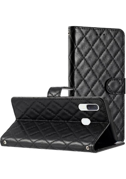 Samsung Galaxy A40 Pu Deri Cüzdan Kickstand Tpu Kart Için Flip Case (Yurt Dışından) indirimleri