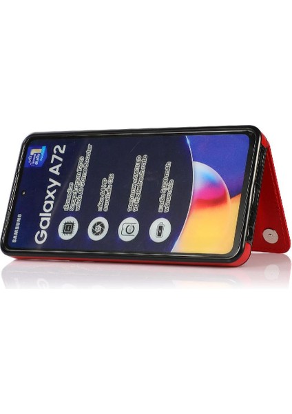 Kart Sahibinin Pu Deri Kart Yuvaları ile Samsung Galaxy A72 Için Cüzdan Kılıf (Yurt Dışından) fiyatları
