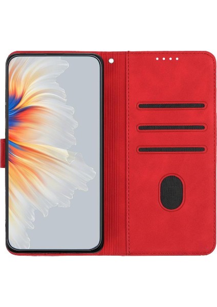 Samsung Galaxy Built Kılıf Dahili Mıknatıs Kapak Premium Pu ile Uyumlu (Yurt Dışından)
