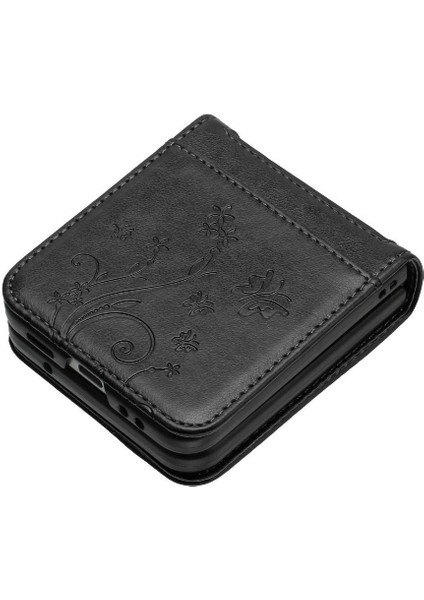 Samsung Galaxy Z Flip5 Pu Deri Kart Tutucu Bilek Kayışı Için Filp Durumda (Yurt Dışından) fiyatları