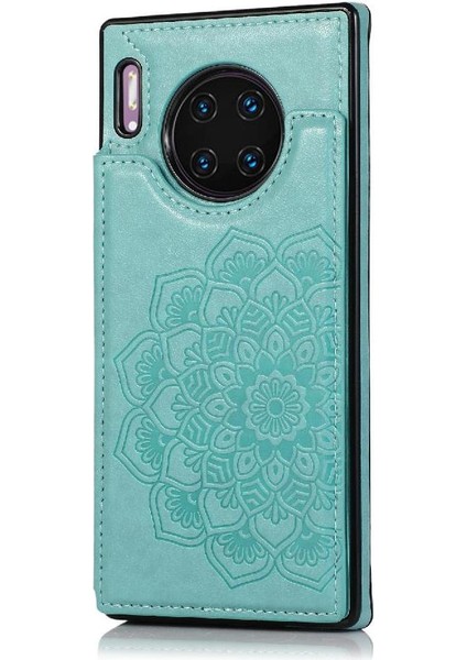 Cüzdan Huawei Mate 30 Için Kart Tutucu Kılıf ile Pro Flip Darbeye Çift (Yurt Dışından)