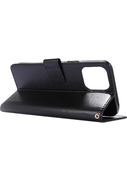 IPhone 12/12 Pro Bilek Kayışı Kickstand Kart Tutucu Manyetik Için Filp Durumda (Yurt Dışından)