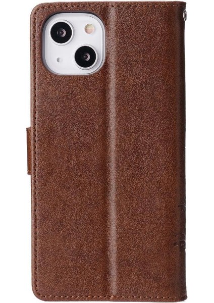 IPhone 15 Için Pu Deri Kickstand Durumda Kart Tutucu Manyetik Kapatma (Yurt Dışından) fırsatları