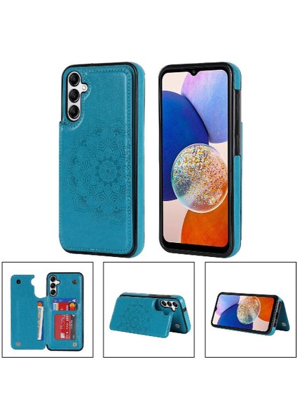 Samsung Galaxy A35 5g Flip Darbeye Pu Için Kart Tutucu Kılıf ile Cüzdan (Yurt Dışından)
