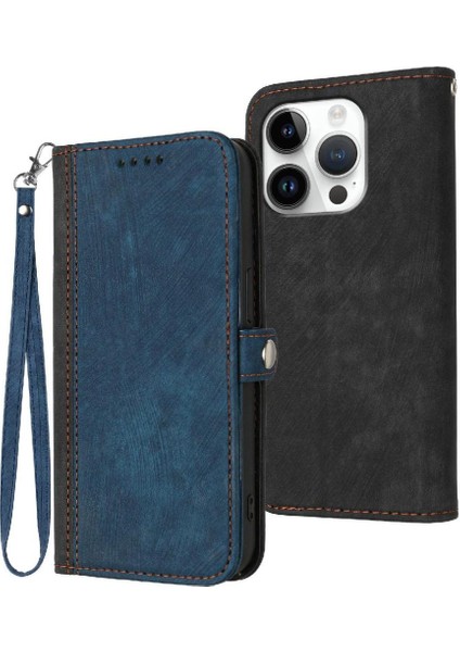 IPhone 16 Için Kılıf Pro Max Kart Yuvası Standı Kickstand ile Folio Kitap Çevirin (Yurt Dışından)
