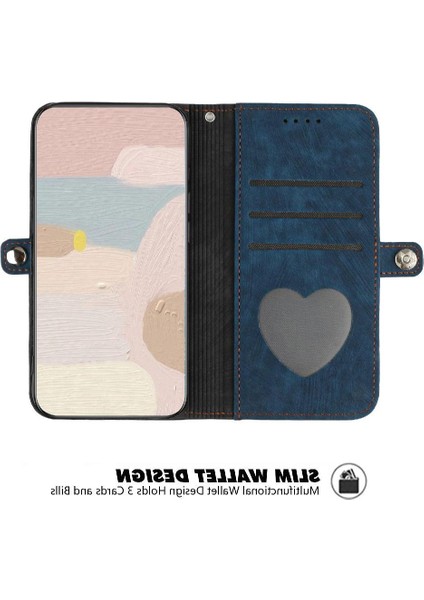 IPhone 16 Için Kılıf Pro Max Kart Yuvası Standı Kickstand ile Folio Kitap Çevirin (Yurt Dışından)