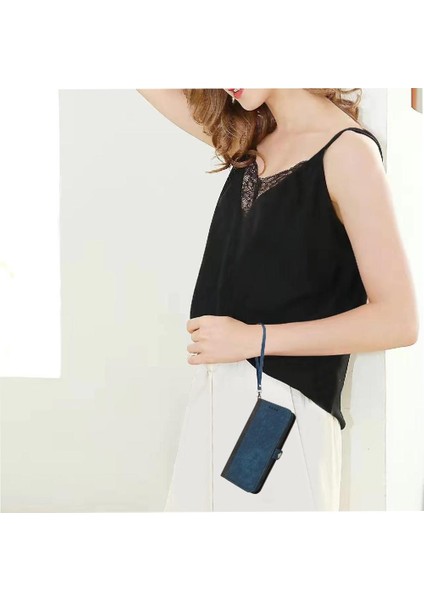 IPhone 16 Için Kılıf Pro Max Kart Yuvası Standı Kickstand ile Folio Kitap Çevirin (Yurt Dışından)