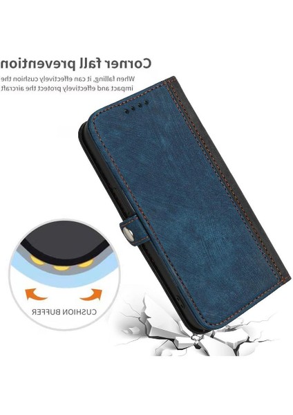 IPhone 16 Için Kılıf Pro Max Kart Yuvası Standı Kickstand ile Folio Kitap Çevirin (Yurt Dışından)